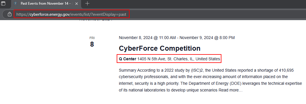 CyberForce Website